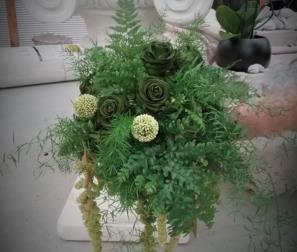 Bouquet in verde 